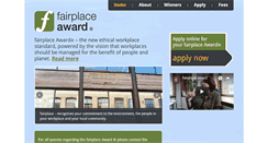 Desktop Screenshot of fairplaceaward.com